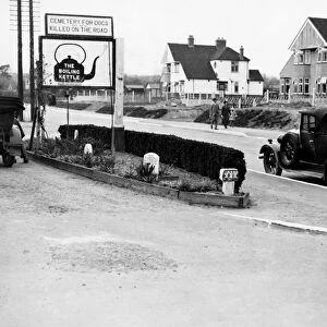 Pet Cemetery and Roadside Cafe Hildenborough Tonbridge Kent 1933
