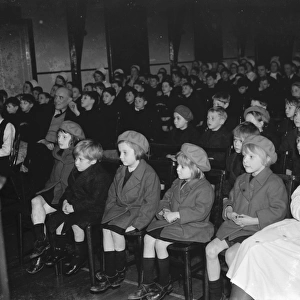 A play shown to children at South Hospital in Dartford, Kent. 1936