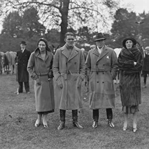 Polo at Ranelagh Bluejackets versus Royal House Guards Left to right; Miss Ogle