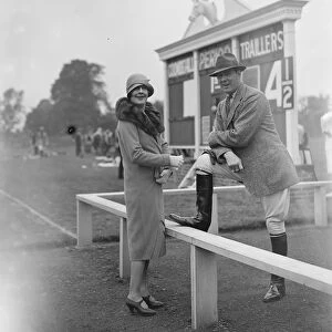Polo at Ranelagh. Mr Earl Hopping and Mme Pena. 12 May 1928