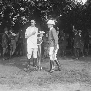 Polo at Roehampton, Early Risers The King of Spain and Colnel E D Miller