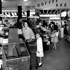The Premier Supermarket at Crawley, Sussex. 1958