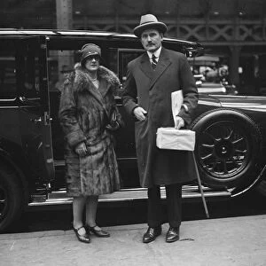 Prince and Princess Arthur of Connaught, who returned from the South of France today