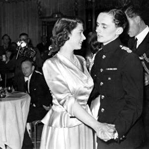 Princess Elizabeth made her first public appearance at a charity ball when she was