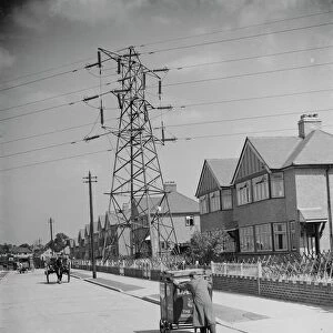 Pylon in gardens. Sidcup. 1937