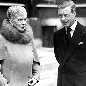Queen Mary with the Duke of Windsor 1945