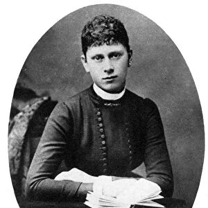 Queen Mary pictured as a young woman (born 1867) undated