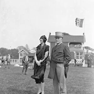 At Ranelagh. Sir Leonard Powell and Mrs McLaughlin. 1926