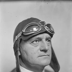 Retired American buisness man to fly round the world. Mr George H Storck. 7 September