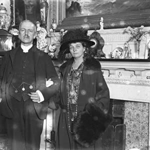 The Rev John Darlington ( Vicar of St Marks, Kennington ) and Mrs Darlington who