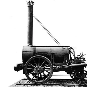 The Rocket - this locomotive was built by George Stevenson at Newcastle-on-Tyne in