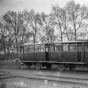 Rolvenden - A novel train on the Kent and East Sussex Railway is this formed by two