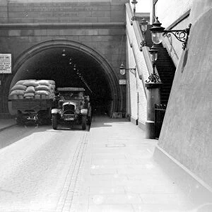 Rotherhithe Tunnel entrance in Kent. 1933
