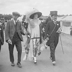 Royal Ascot. Sir Richard and Lady Hall. 19 June 1924