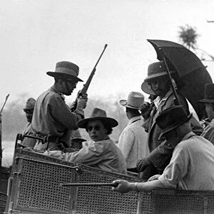 The Royal Tour of Nepal, hunting at Megauli The Queen Elizabeth II and Prince Philip