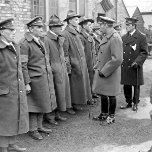 Royal Visit to Lincoln. Inspecting British and American Wounded. 9 April 1918