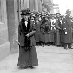 Royal Visit to Lincoln. Mrs Beechey, The widow of w Lincolnshire clergyman who had