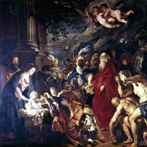 Rubens - La Adoration de los Reyes - Adoration of the Magi, 1610 by Peter Paul Rubens