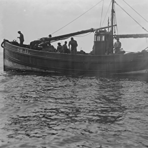 A Scarborough long line fishing in North Sea 1931 Fish where the fish are