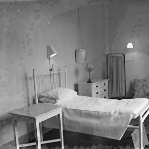 The Sidcup Cottage Hospital in Kent. A private ward. 1939