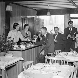 Sir CHarles Burdett and Baroness Poppy Rednig Von Trebnitz run restaurant in the city