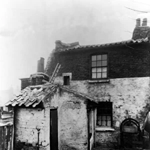 Slums in Halcourt Street, Shoreditch. London East End. 1929