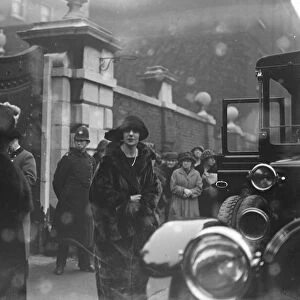 Society Callers at Chesterfield House Baroness Beaumont 9 March 1923