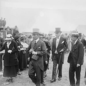 Society at Epsom Races The Duke of Portland 2 June 1922