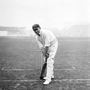 The South African cricket team at practice at Kennington Oval. Cec Dixon, ( Cecil