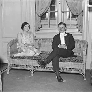 South Hants county ball aboard SS Majestic at Southampton Miss Rosemary and Mr