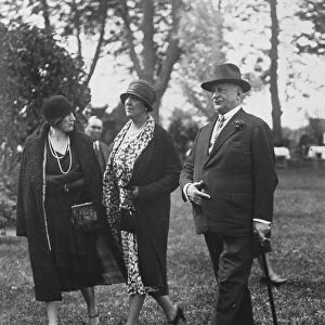 The Spanish Ascot. General Primo de Rivera with his fiancee, Senorita Nini Castellanos