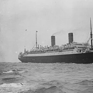 SS Homeric. 22 April 1925