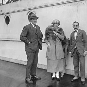 The SS Imperator arrives at Southampton Ernest G Schiff, American banking magnate