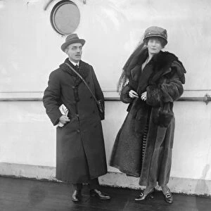 The SS Imperator arrives at Southampton Winifred Graham and her Husband Mr Theodore