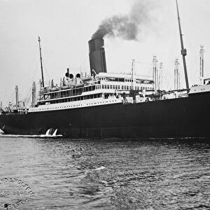 The SS Minnewaska of the Red Star Line. 31 December 1928