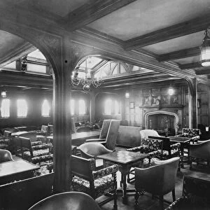 Ss Voldendam Smoking room first class 16 November 1922