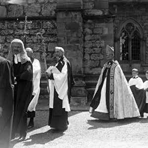 At St Asaph Cathedral, Wales, the enthronement of Dr AG Edwards, the first Archbishop