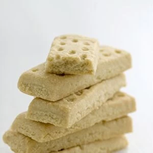 Stack of traditional Scottish shortbread credit: Marie-Louise Avery / thePictureKitchen