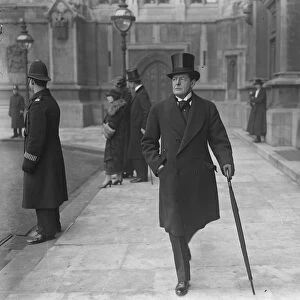 State opening of Parliament. Admiral Lord Beatty. 15 January 1924