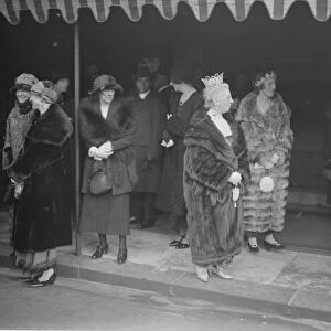 State opening of Parliament. Lady Cowdray. 15 January 1924
