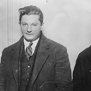Stolen ?200, 000 gem in an apple. Emile Souter ( right ) and Leon Kauffer, who