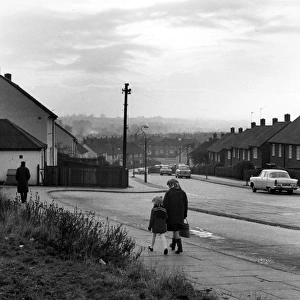 Suburban housing - St Pauls Cray, Kent 5th December 1969