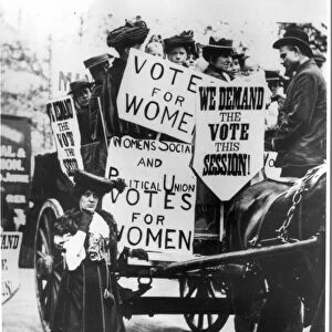 Suffragette demonstration 21st May 1906