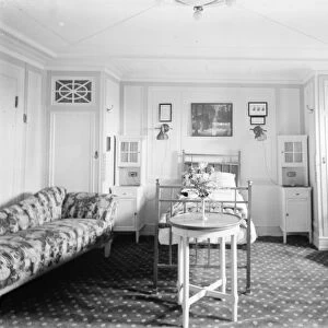 Suite on Berengaria. The bedroom. 1 July 1924