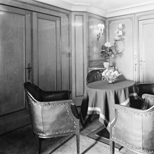 Suite on Berengaria. The dining room. 1 July 1924