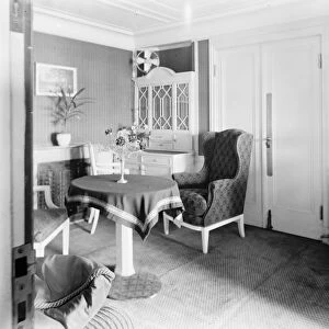 Suite on Berengaria. The sittingroom. 1 July 1924