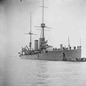 Swedish warships at Sheerness. Gustav V. 1923