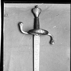 Sword of King Gustavos Adolphus, King of Sweden, 1611 - 1632. In the Royal