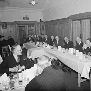 The top table at the Farningham Golf Club dinner. 1937