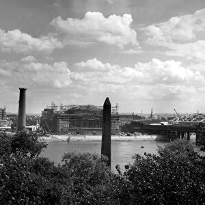 Across the Thames from the 3, 500 year old Cleopatras Needle a new silhouette has